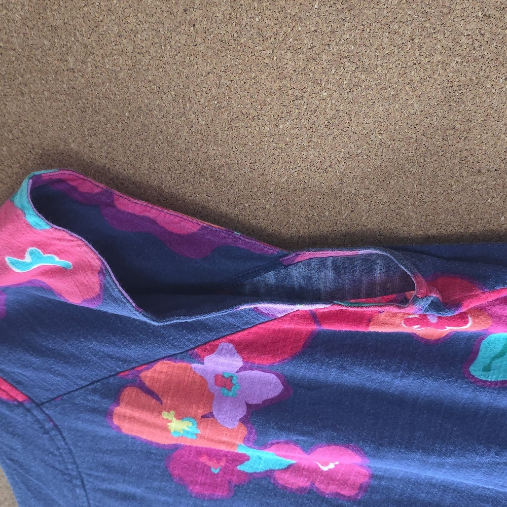Lilly Pulitzer Cotton XL Floral Sleeveless Spring V‑Neck Fit & Flare Dress - Picture 9 of 11